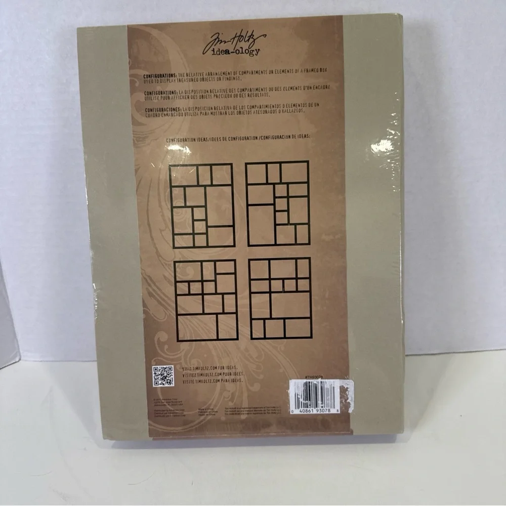 Tim Holtz Idea-ology *CONFIGURATIONS* Mixed Media Box* TH93078 Retired SEALED